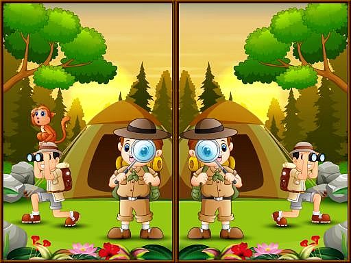 image Spot 5 Differences Camping