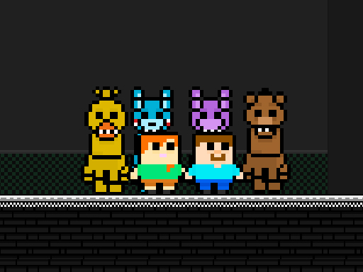 image Steve and Alex vs Fnaf
