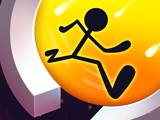 image Stickman run around