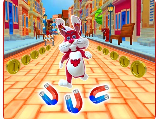 image Subway Bunny Run Rush Rabbit Runner Game