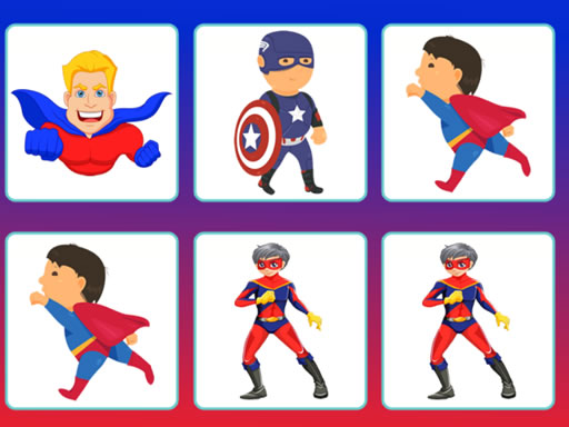 image Super Heroes Memory