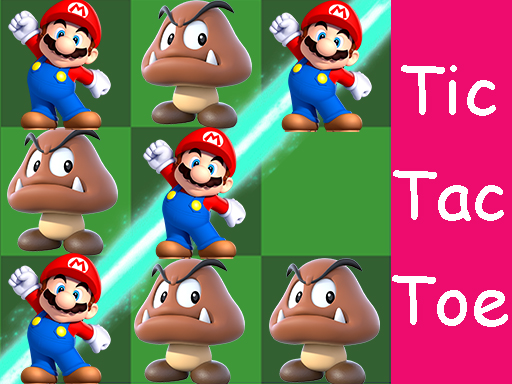 image Super Mario Tic Tac Toe