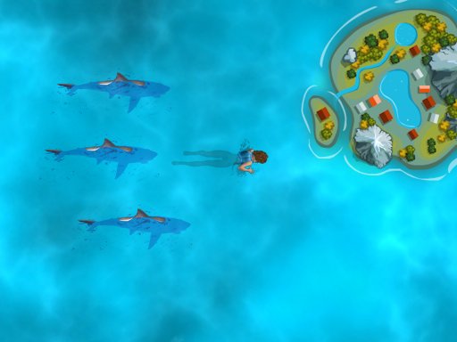 image Survive the Sharks