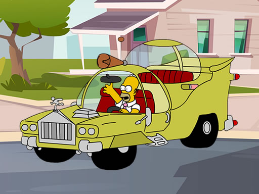 image The Simpsons Car Jigsaw