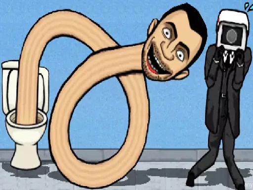 image Toilet Monster Long Neck
