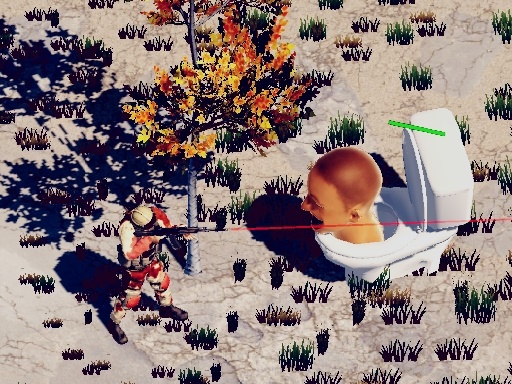 image TopDown Skibidi Toilet Shooting