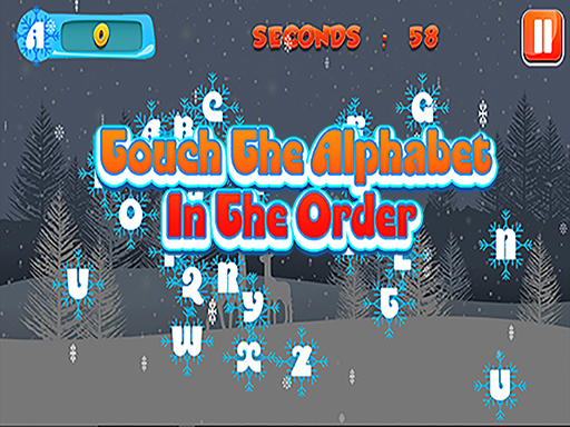 image Touch the Alphabet in the Order