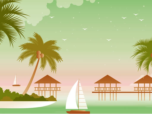 image Tropical Paradise Difference