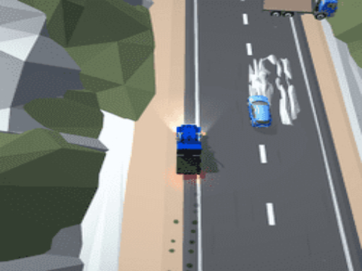 image Truck And Police