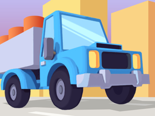 image Truck Deliver 3D
