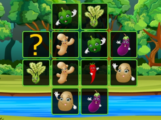 image Vegetable Cards Match